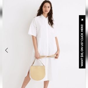 Madewell Petite Oversized Midi Shirtdress